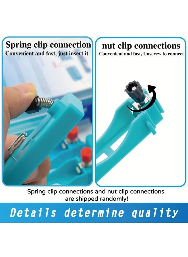 A7 Model Physics Electric Bell Experiment Kit with Light Bulb Circuit for STEM Learning - Image 5